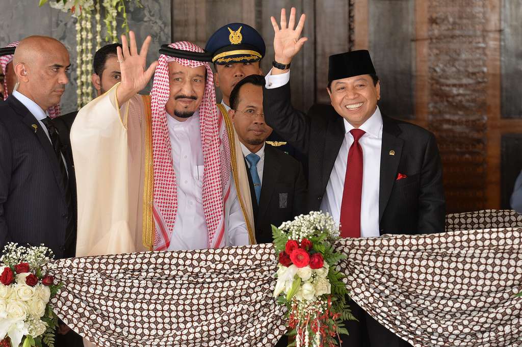 Raja Salman dengan Setya Novanto