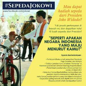 Pengumuman kuis Jokowi