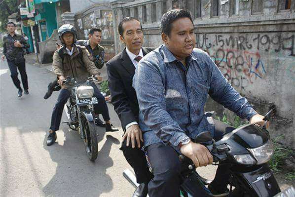 jokowi naik ojek