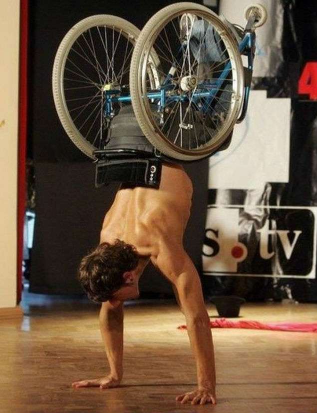 Man on steel!