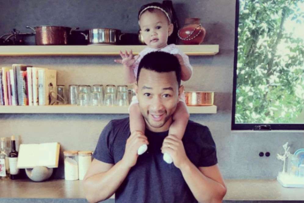 John Legend dan putrinya, Luna