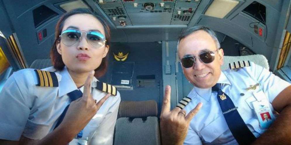 Sarah saat bertugas bersama Pituana