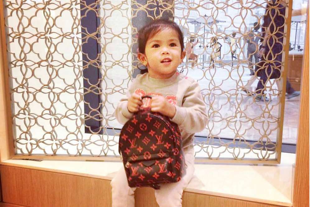 Aleena pakai tas Louis Vuitton