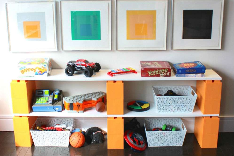 Penataan Ever Block System jadi rak Penataan Ever Block System jadi rak