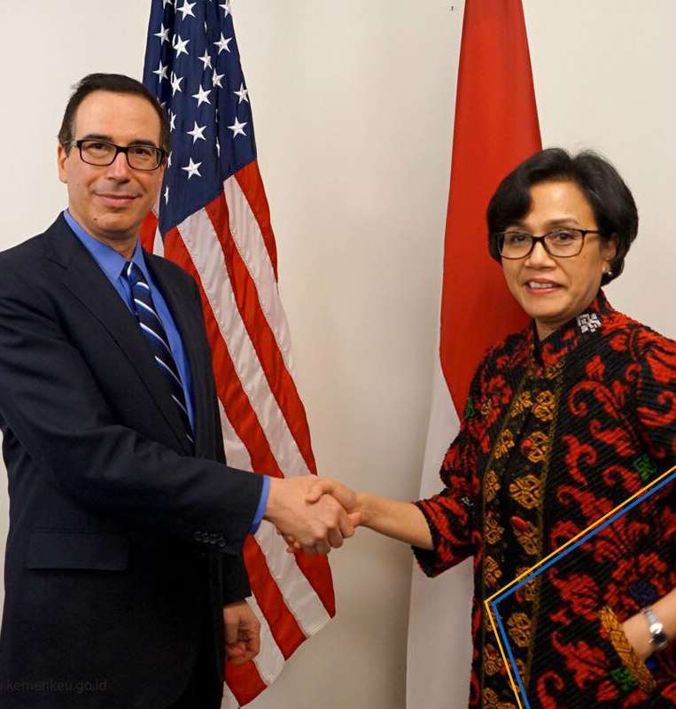 Sri Mulyani dan Menkeu AS