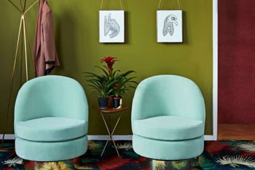Pea green dan mint green
