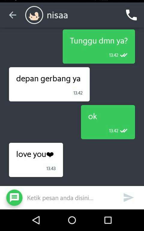 Percakapan Driver Online