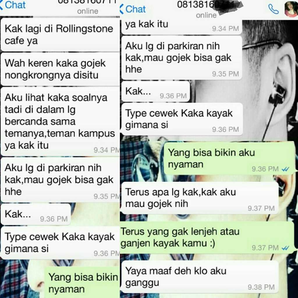 Percakapan Driver Online