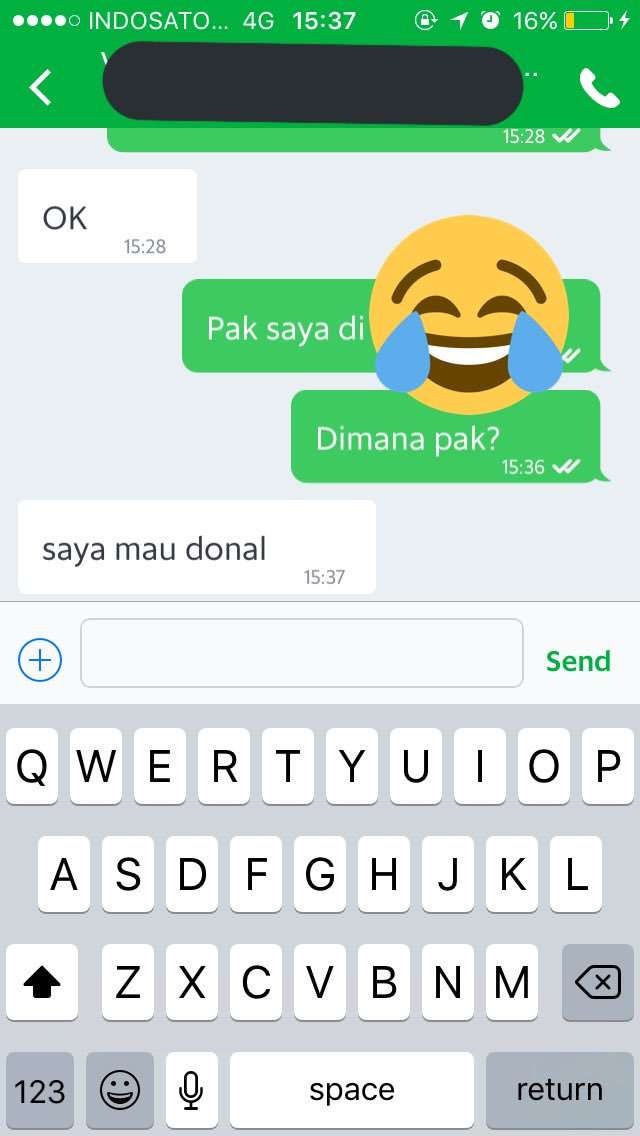 Percakapan Driver Online