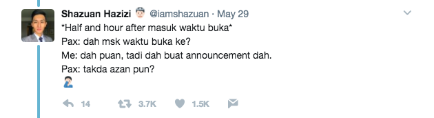 Curhatan Lucu Pramugara di Bulan Puasa