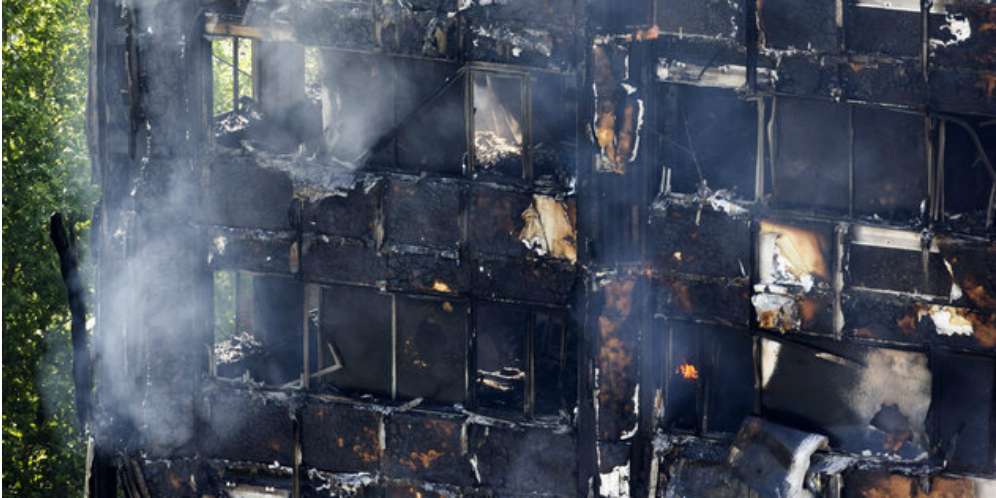 kebakaran apartemen di London