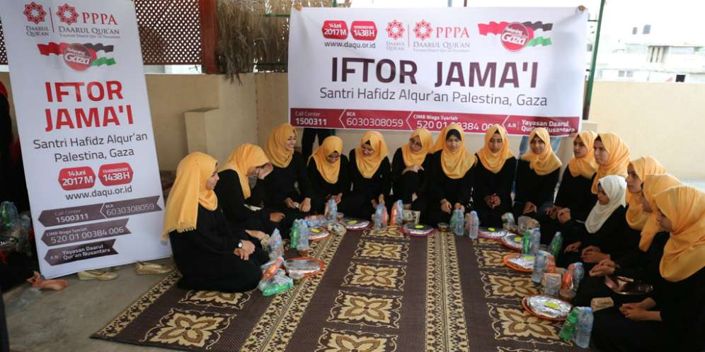 Buka puasa di Rumah Tahfiz Daqu Gaza