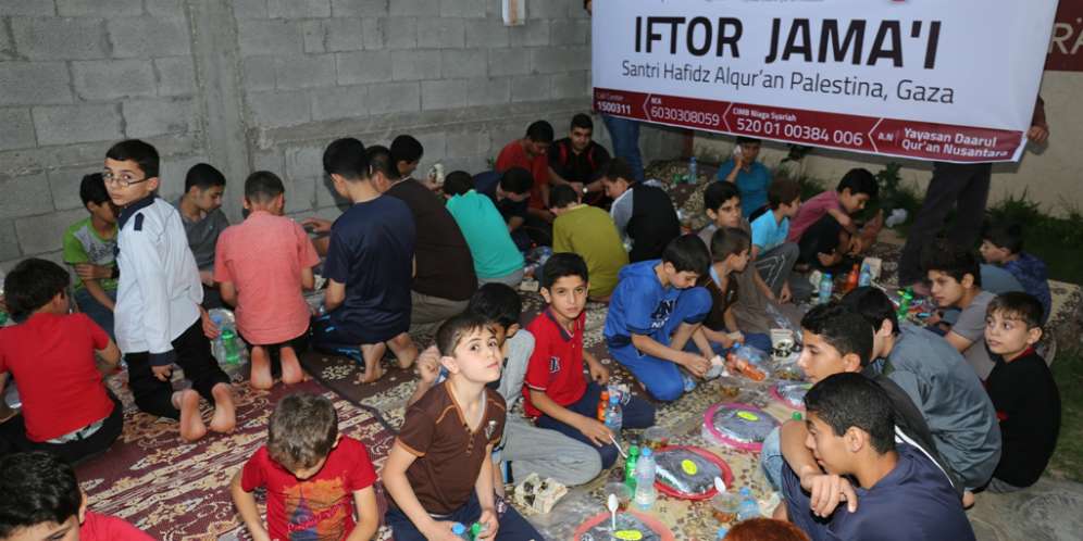 Buka puasa di Rumah Tahfiz Daqu Gaza