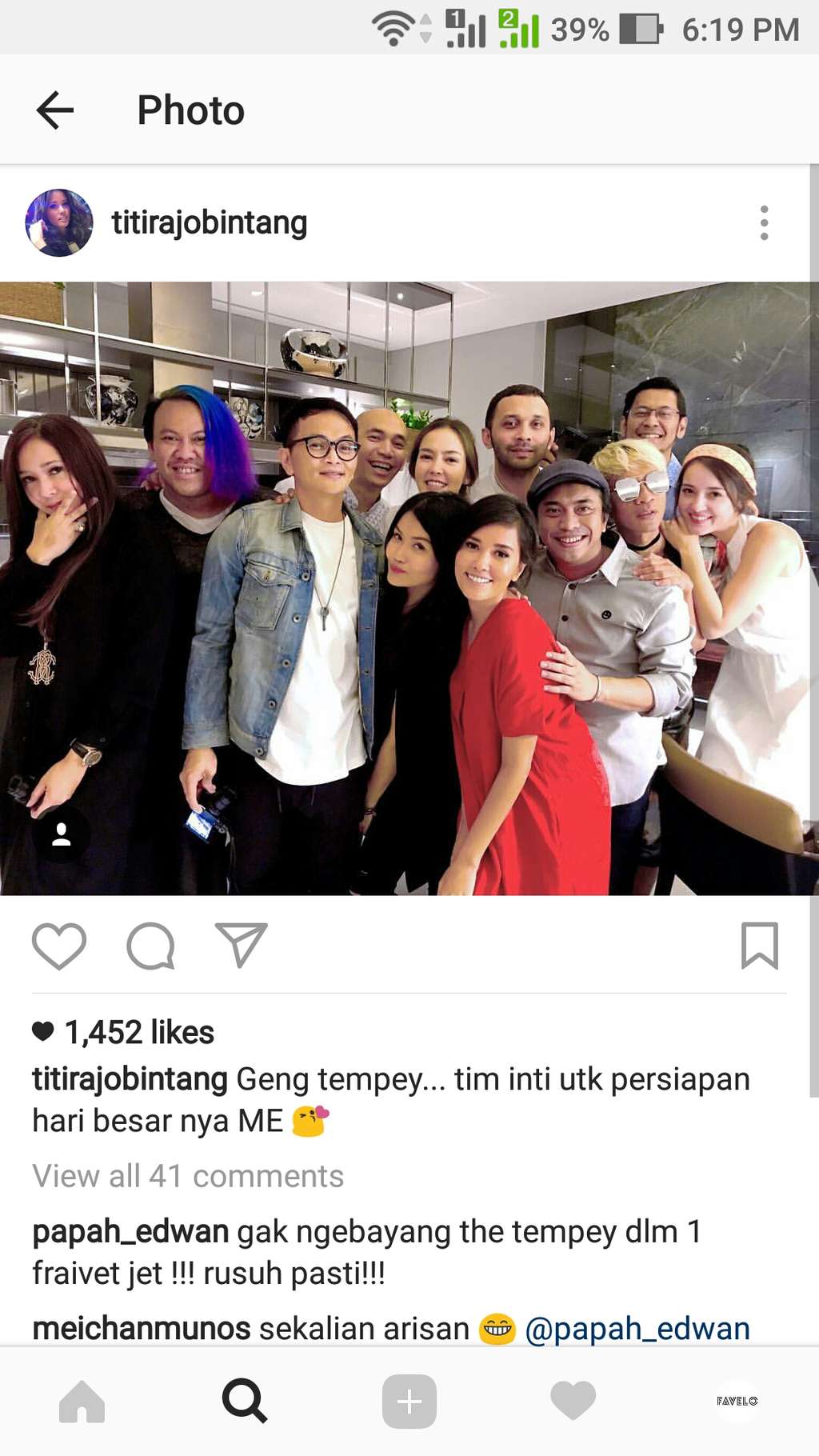 Postingan Titi Rajo Bintang