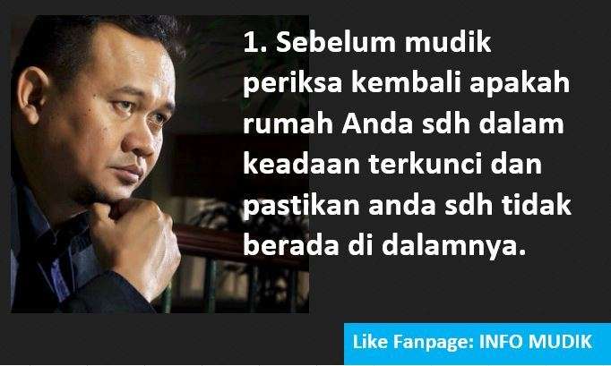 Tips Mudik Cak Lontong