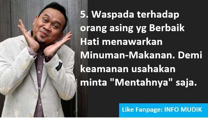 Tips Mudik Cak Lontong