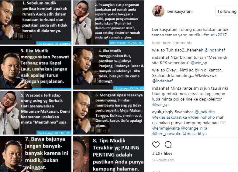 tips mudik ben kasyafani