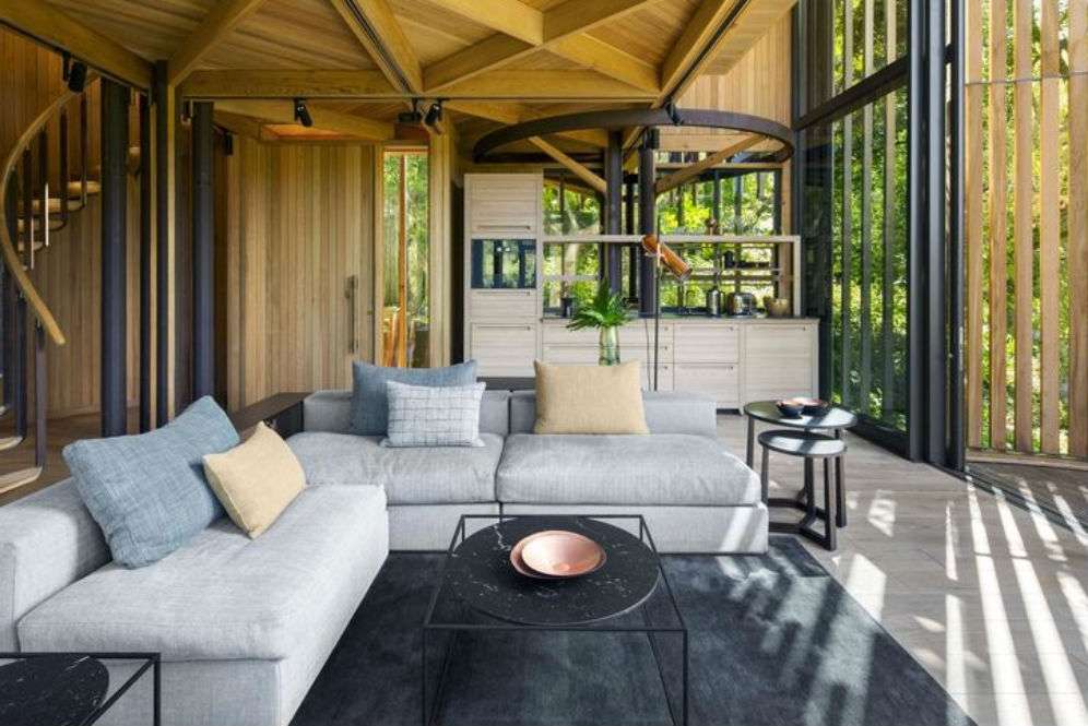 Rumah pohon silinder Rumah pohon silinder