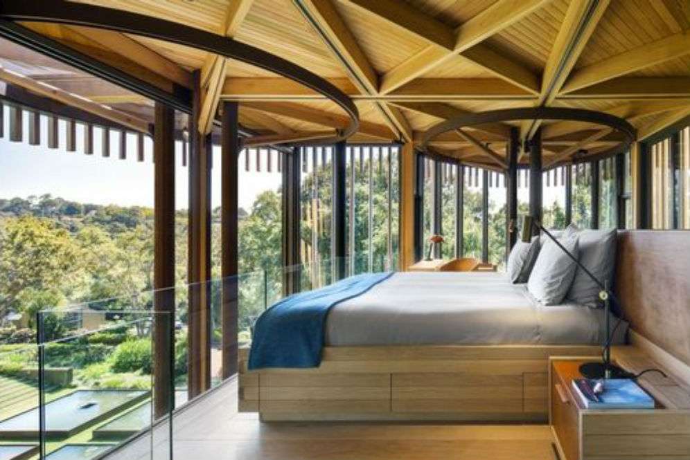 Rumah pohon silinder Rumah pohon silinder