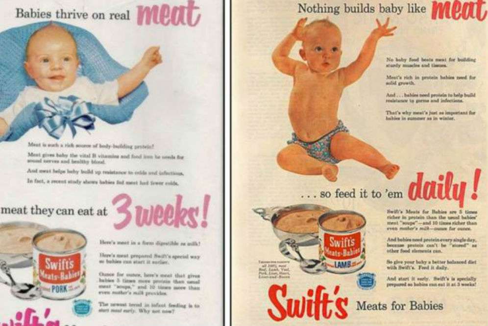 Daging kaleng untuk bayi