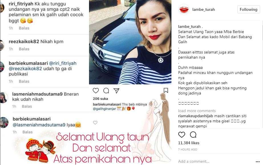 galih ginanjar dan pacar