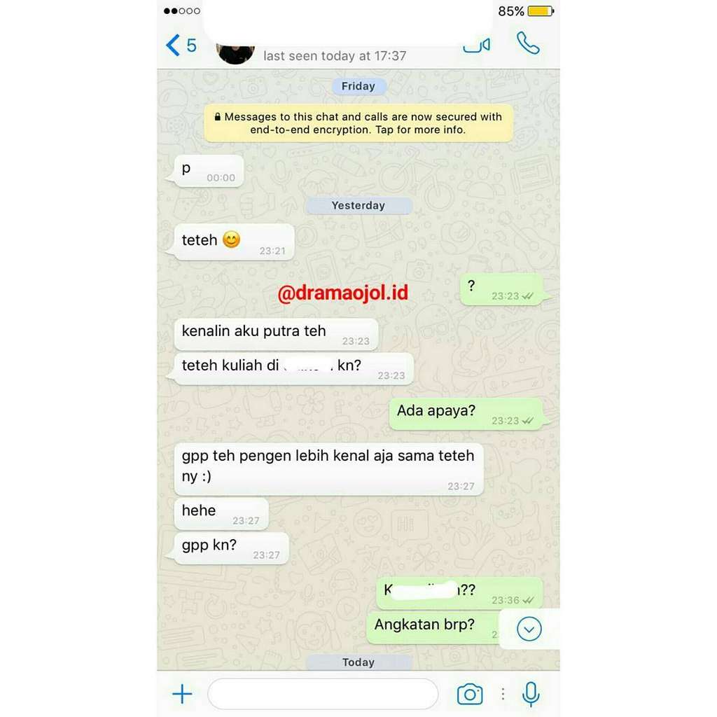 Percakapan Driver Online