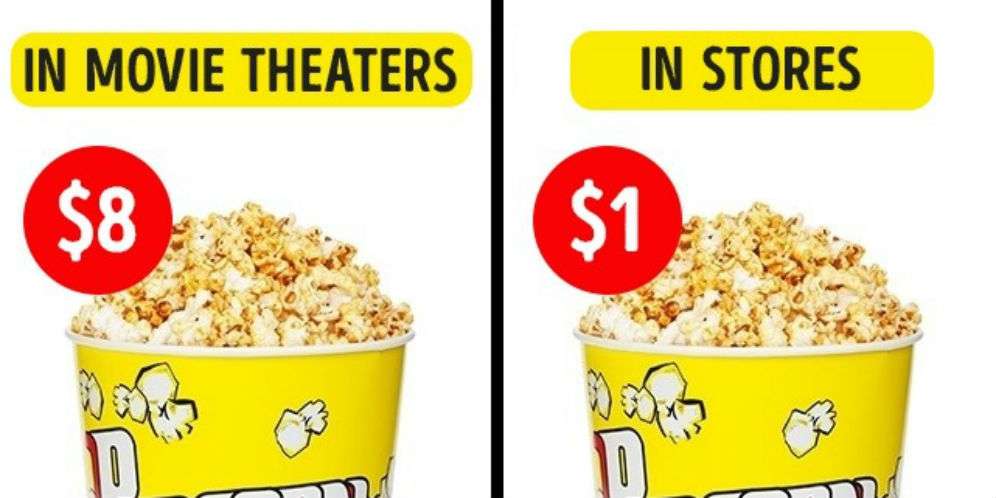 Harga popcorn lebih mahal