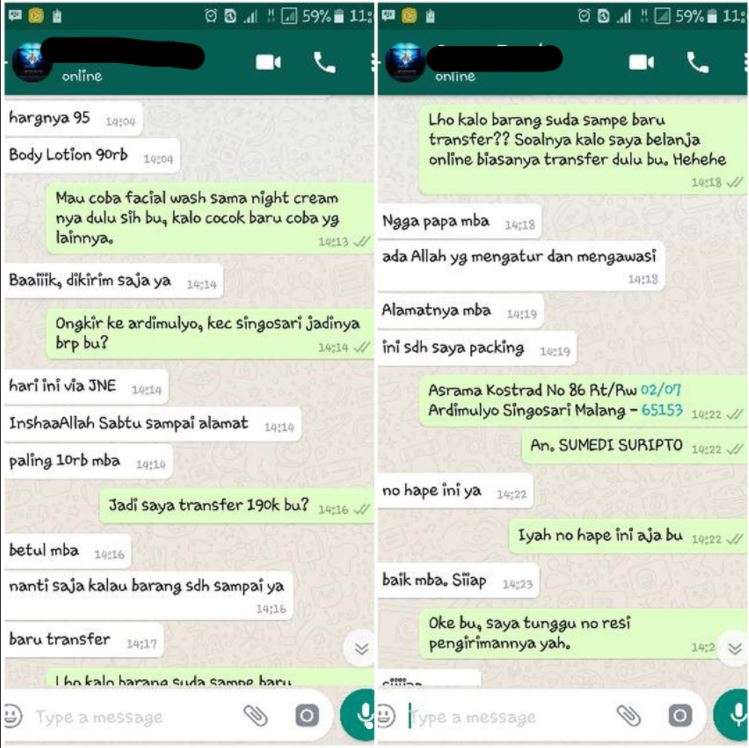 Online shop kocak
