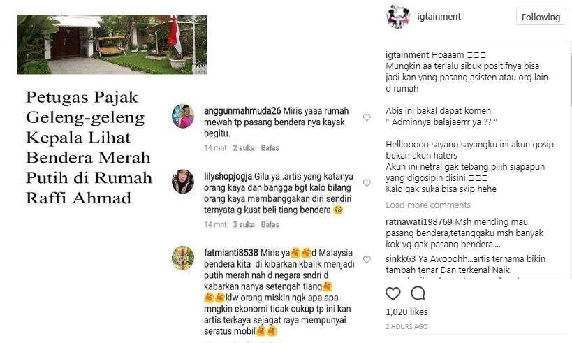 komentar netizen