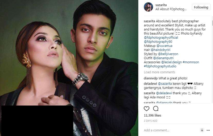 sarah azhari dan anak