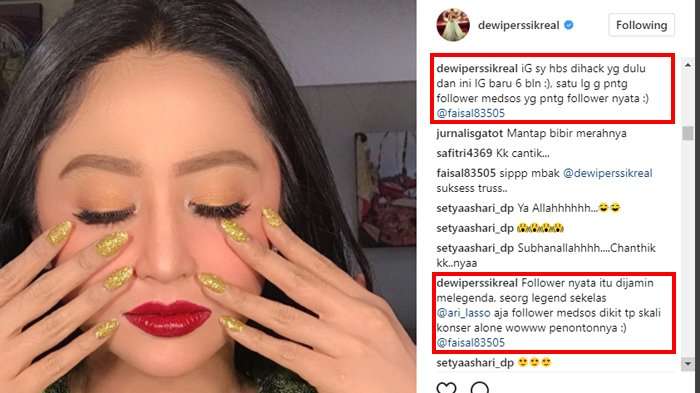 jawaban dewi persik ke haters
