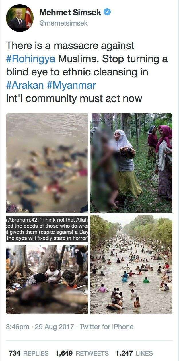 Foto palsu Rohingya
