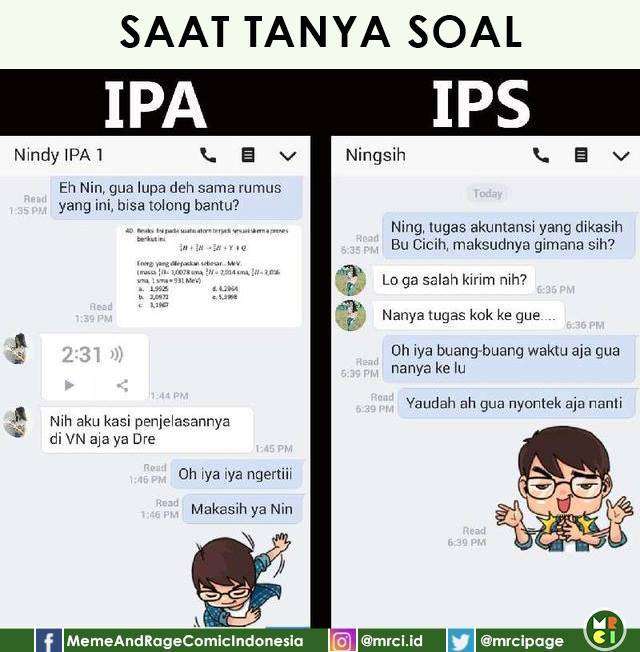 Perbedaan IPA IPS