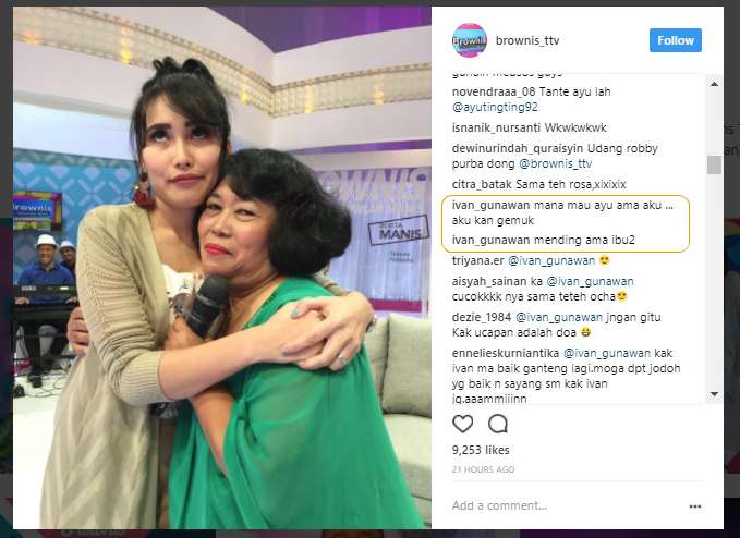 Instagram Igun dan Ayu