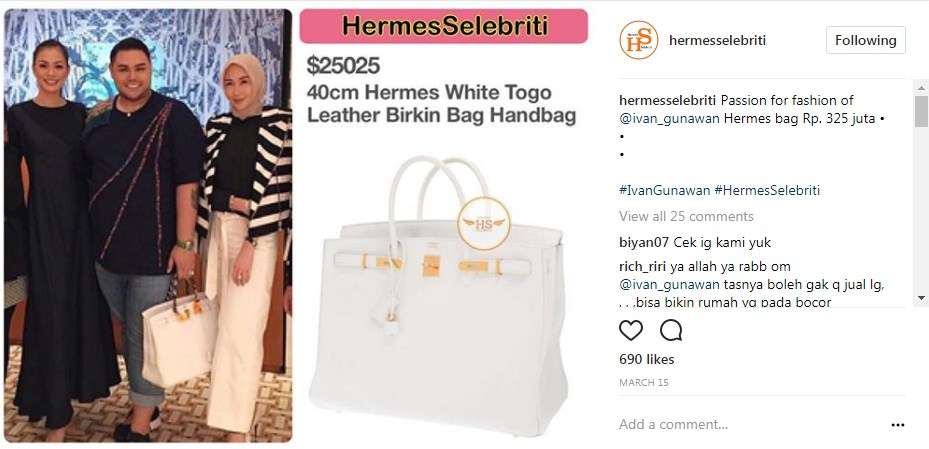 Hermes Selebritis