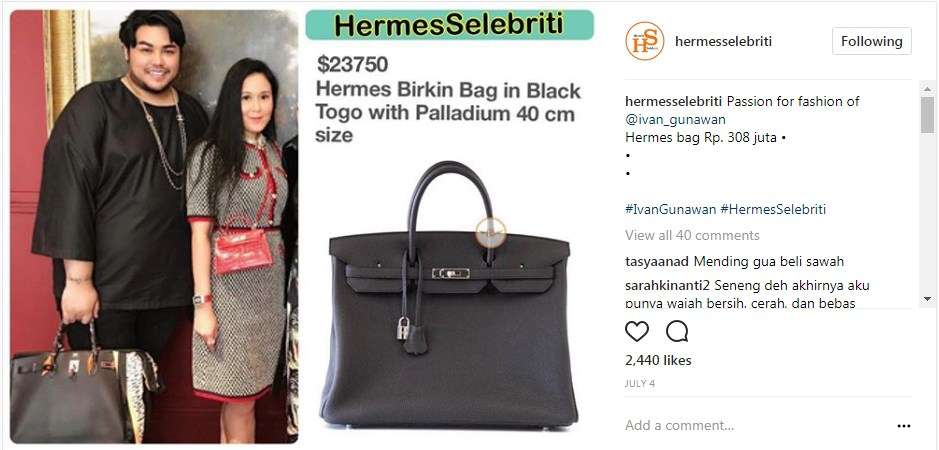 Hermes Selebritis