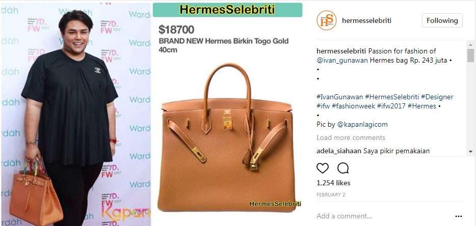 Hermes Selebritis