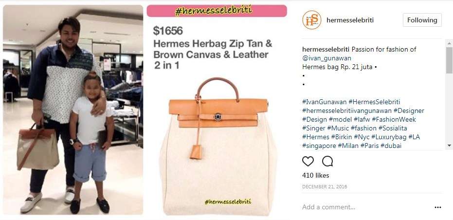 Hermes Selebritis