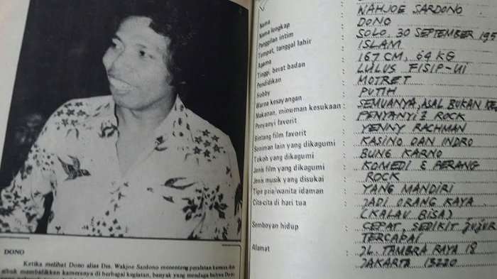 Biodata Dono