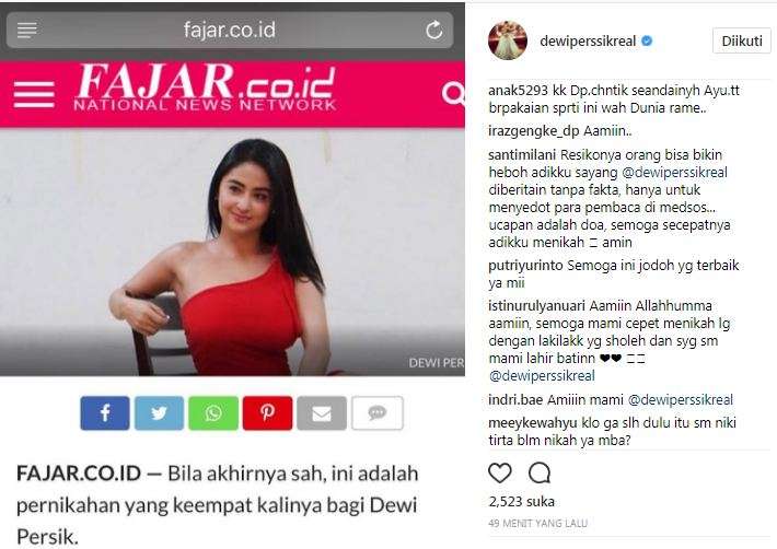pemberitaan dewi perssik