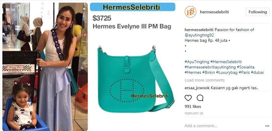 Hermes Selebritis