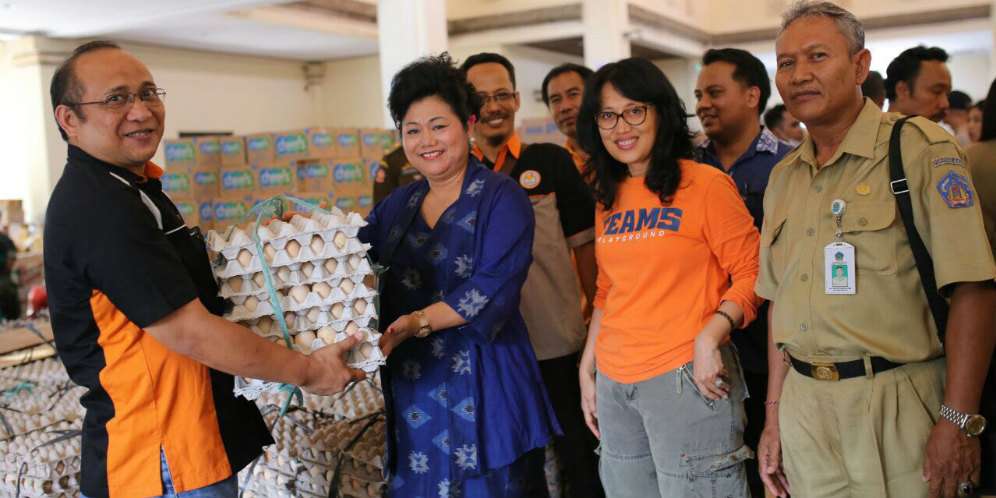 Bantuan untuk pengungsi Gunung Agung