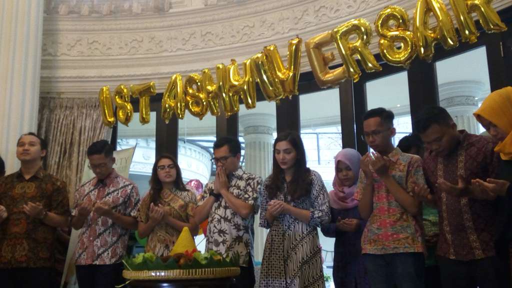 syukuran bisnis kecantikan Ashanty
