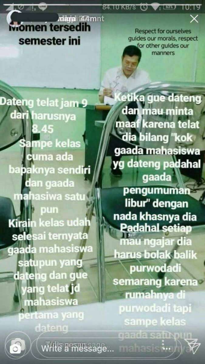 Dosen Sedih Dosen Sedih