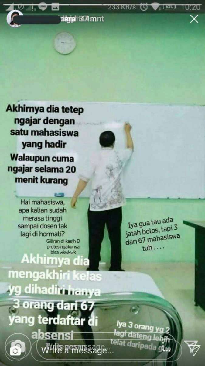 Dosen Sedih Dosen Sedih