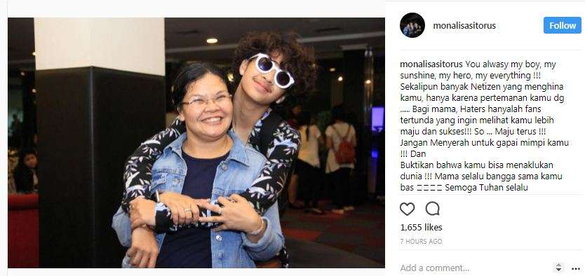 bastian steel dan ibunya