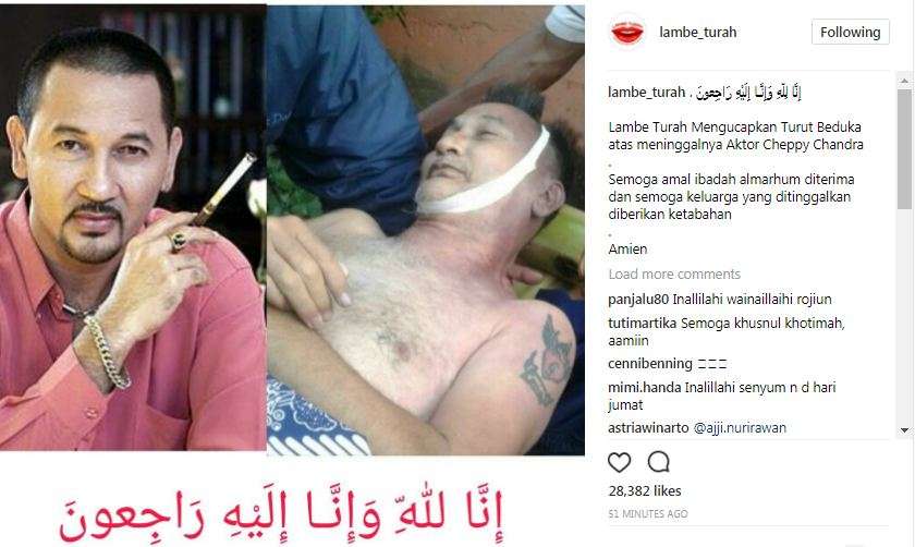 cheppy chandra meninggal dunia