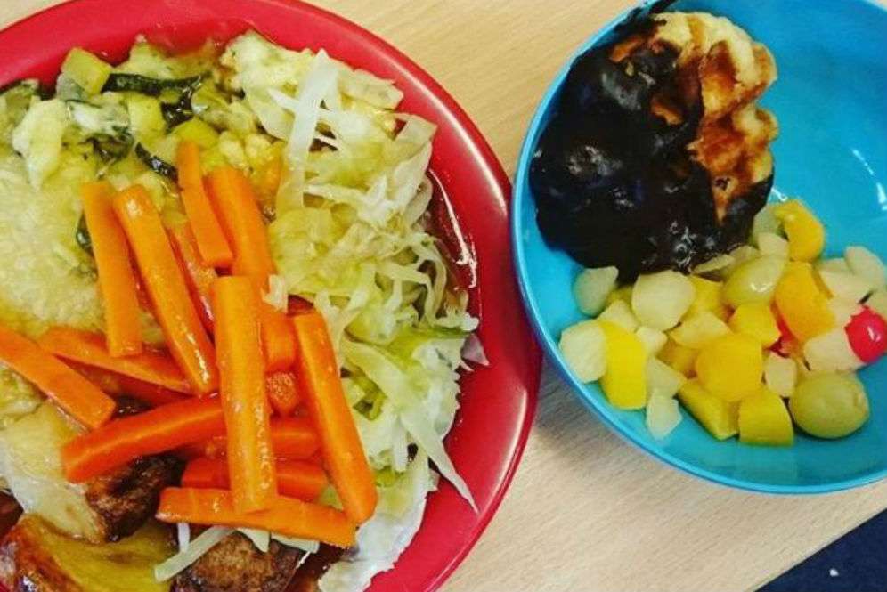 Menu makanan anak-anak Inggris Menu makanan anak-anak Inggris