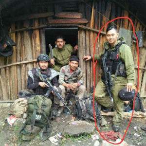 Briptu Berry saat masih bertugas