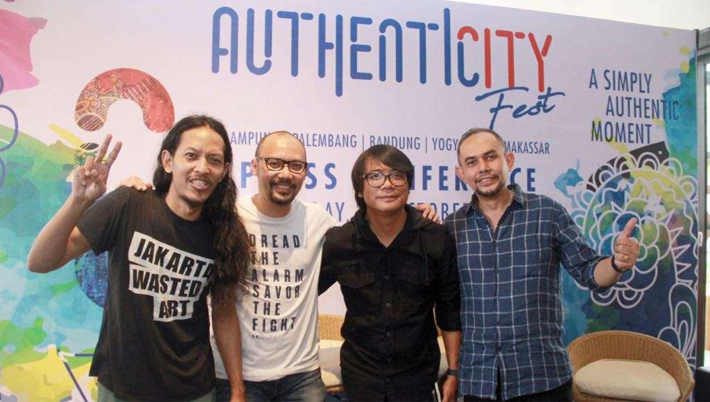 Personil Padi saat konferensi Pers